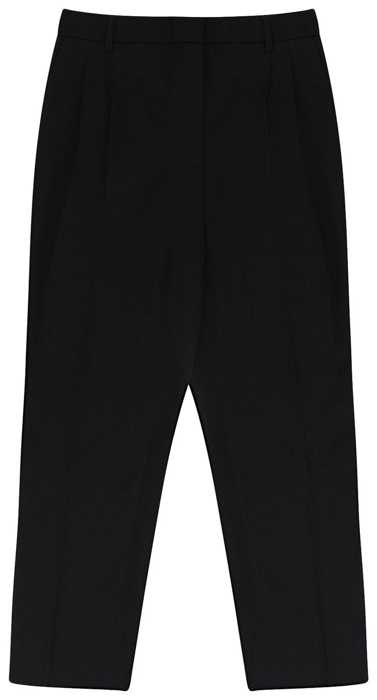 Lanvin Straight Tailored Cigarette Pants Black