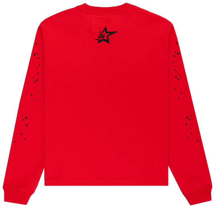 Sp5der Punk V2 Long Sleeve Red