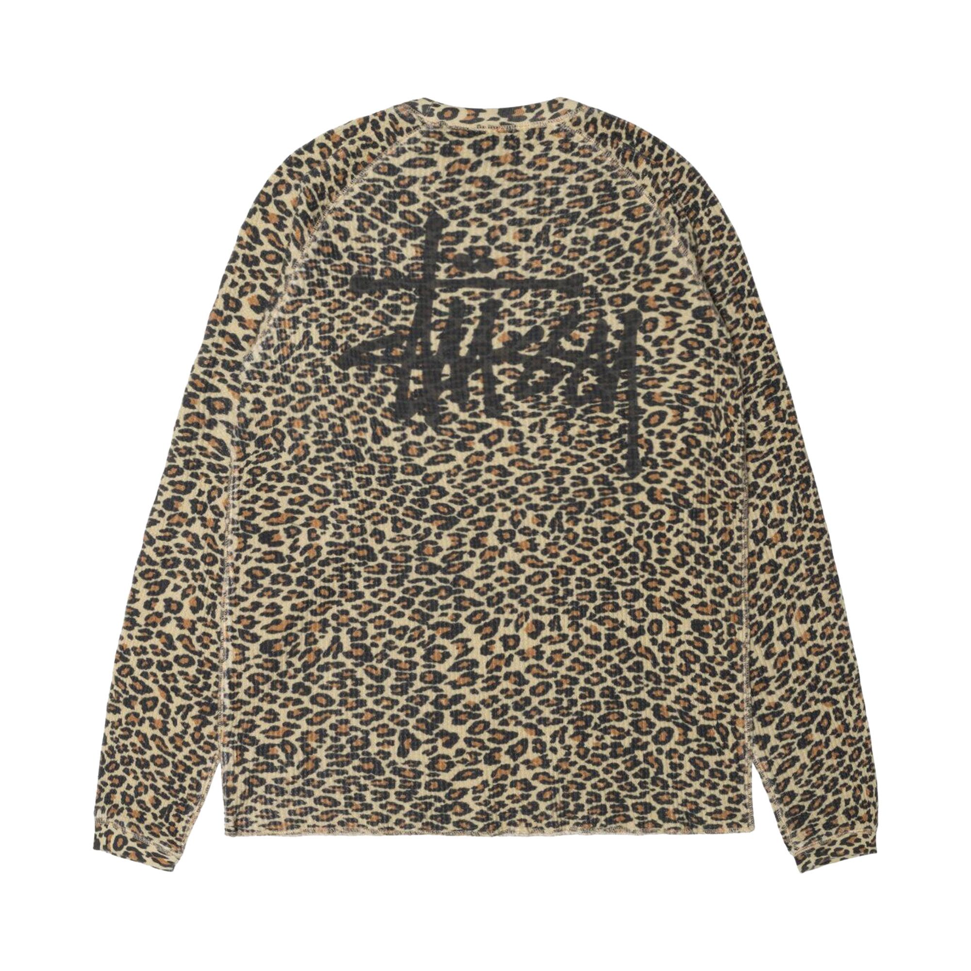 BASIC STÜSSY THERMAL leopard L Stussy Basic Thermal Leopard Men's - FW24 - US