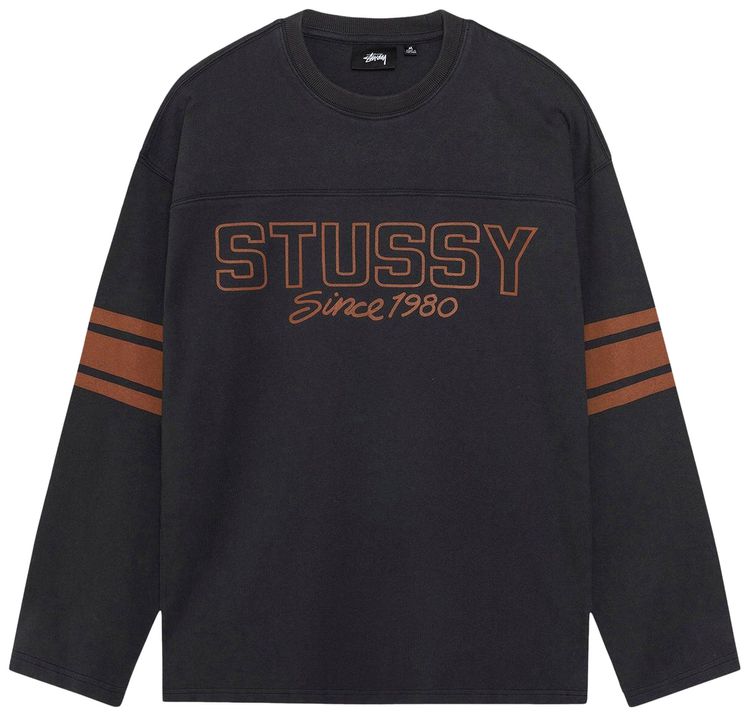 Stussy Football Crew Black