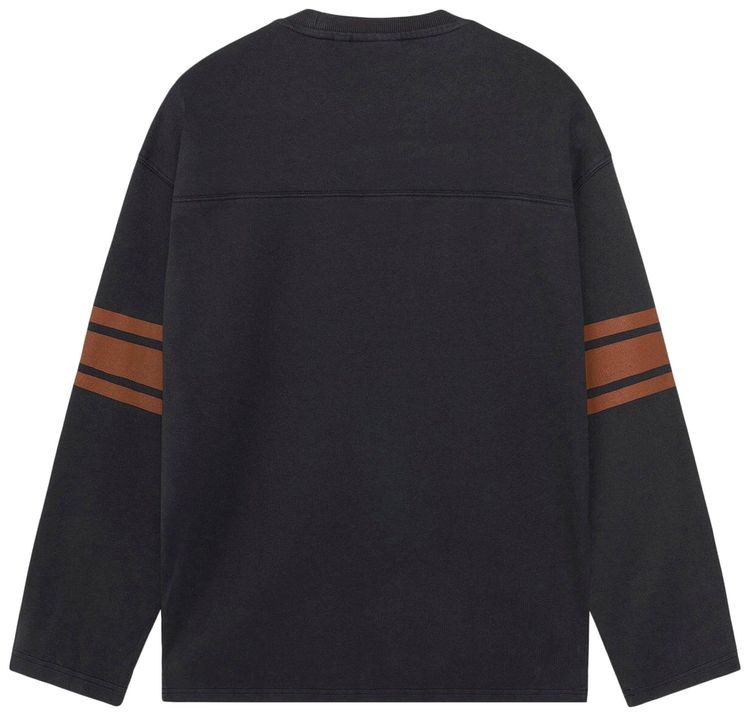 Stussy Football Crew Black