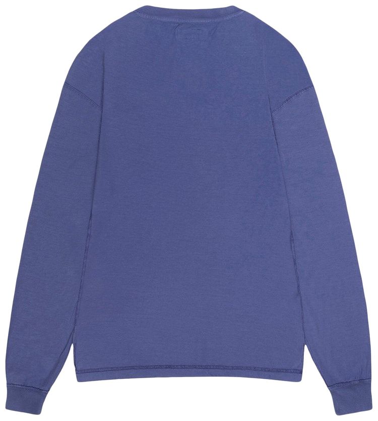Stussy Lazy Long Sleeve Tee Vintage Navy