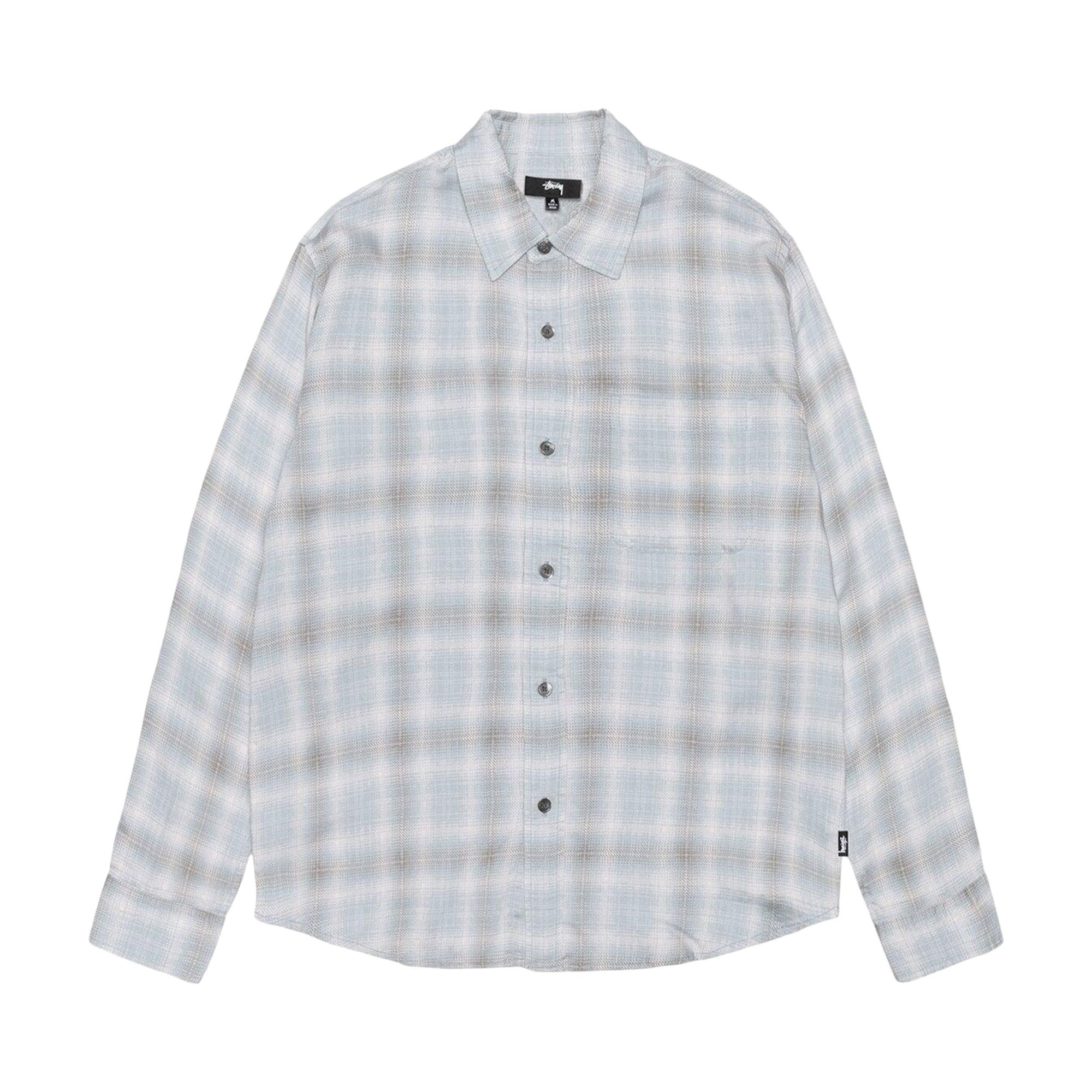 Buy Stussy Matthew Printed Shirt 'Light Blue' - 1110368 LT | GOAT