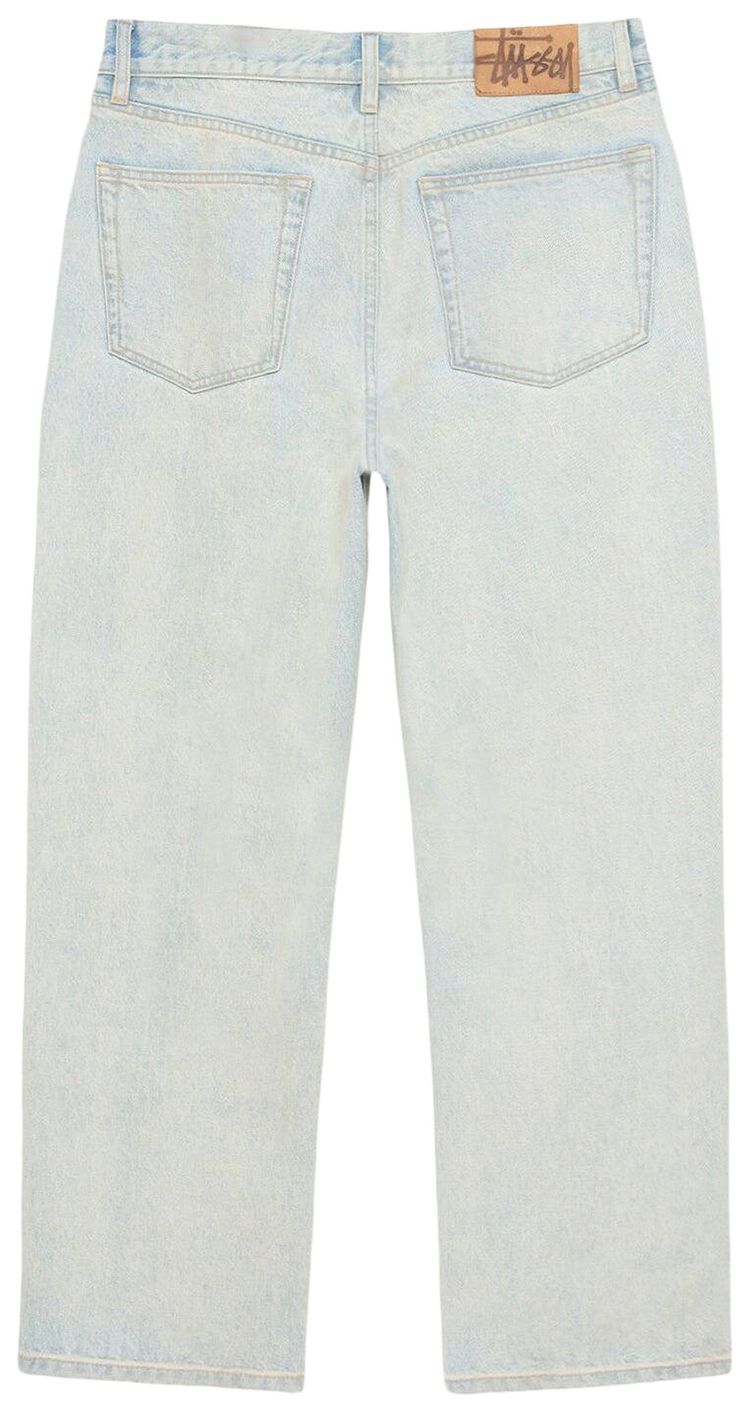 Stussy New Classic Jean Pigment Coated Denim Light Wash