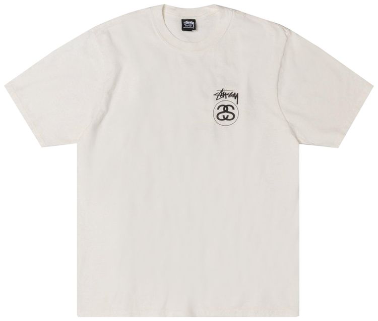 Stussy Stock Link Tee Pigment Dyed Natural