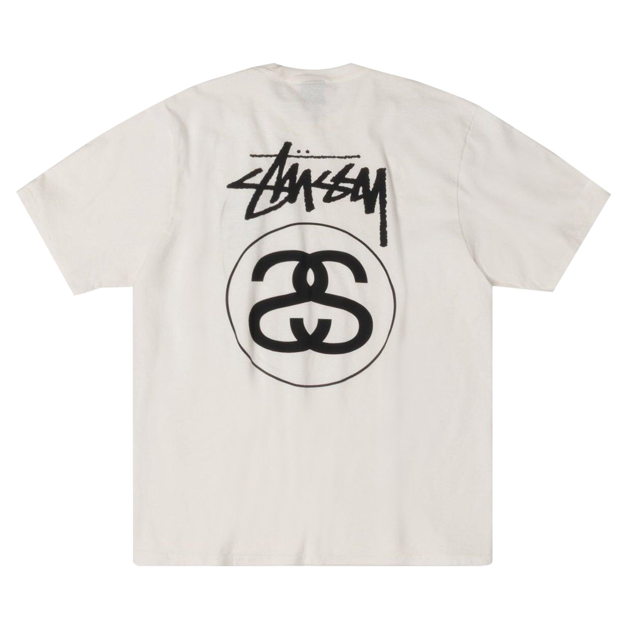 Buy Stussy Stock Link Tee Pigment Dyed 'Natural' - 1905118 NATU | GOAT