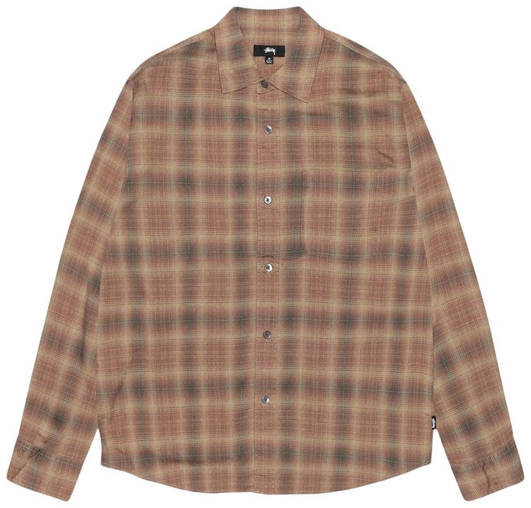 Stussy Matthew Printed Shirt Brick