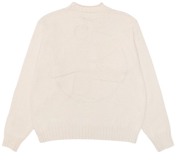 Stussy Surfman Mock Sweater Natural