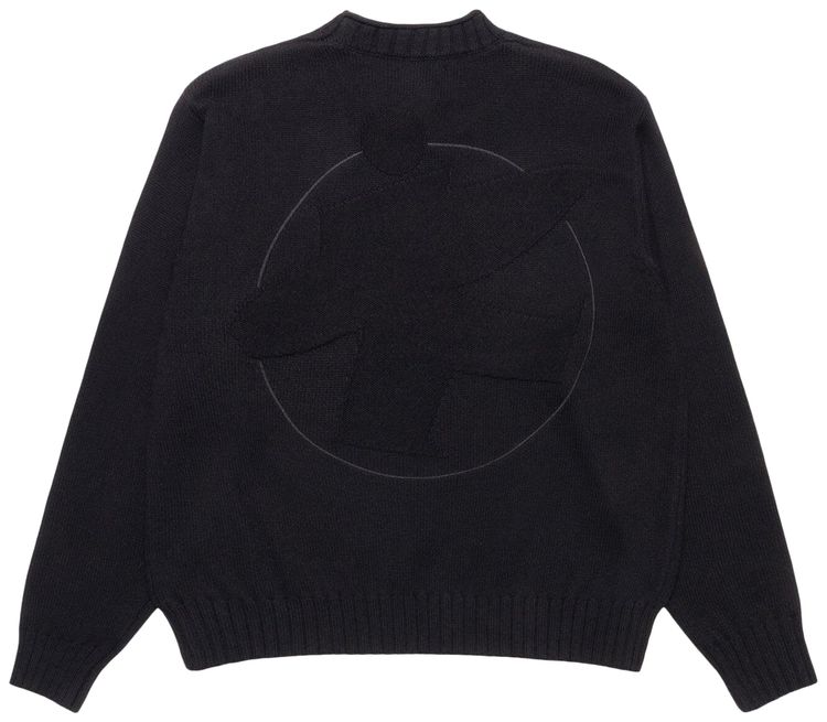 Stussy Surfman Mock Sweater Black