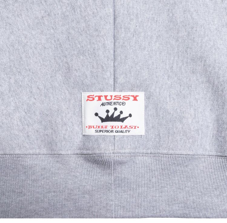 Stussy Two Tone Hoodie Grey Heather