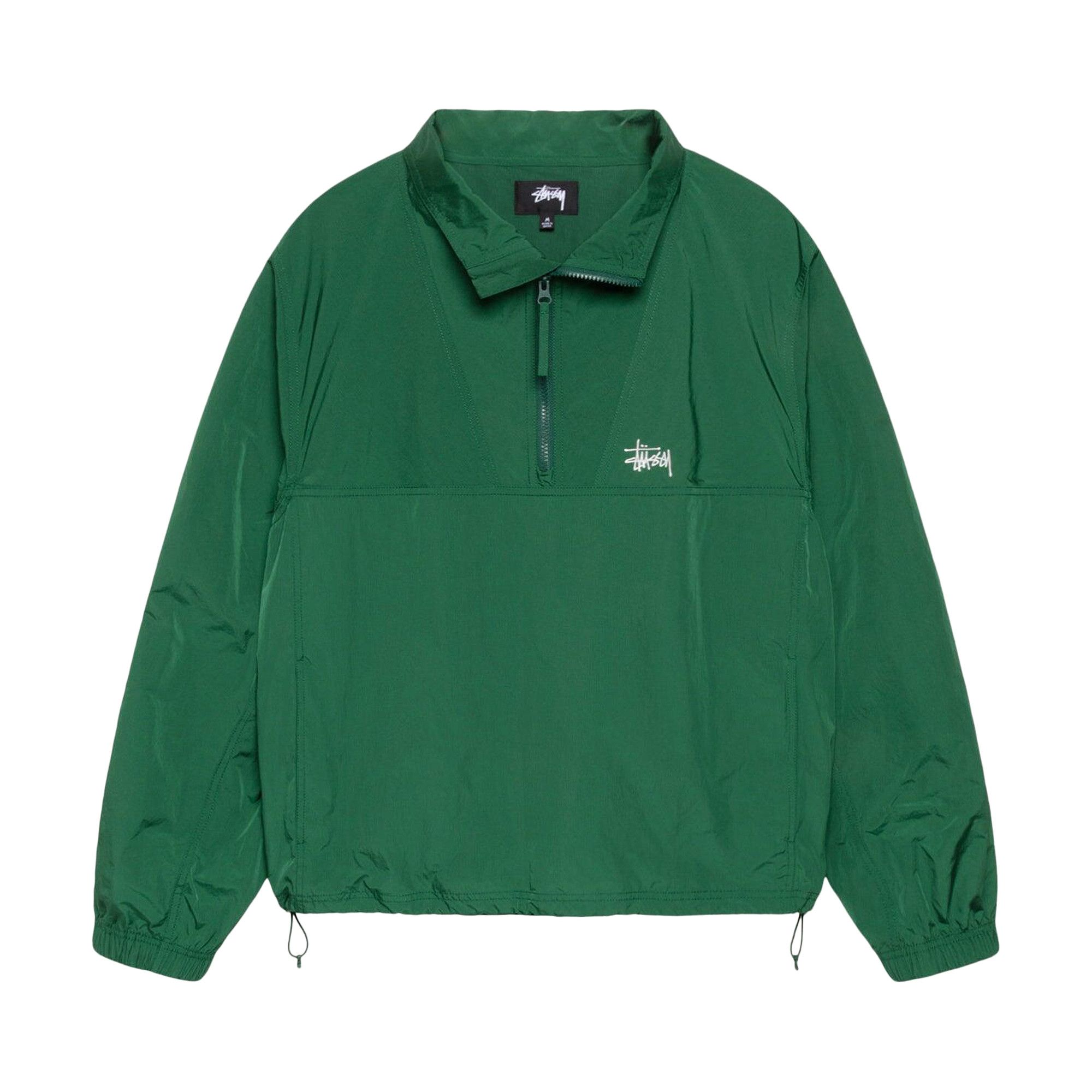 Buy Stussy Warm Up Pullover 'Green' - 115878 GREE | GOAT