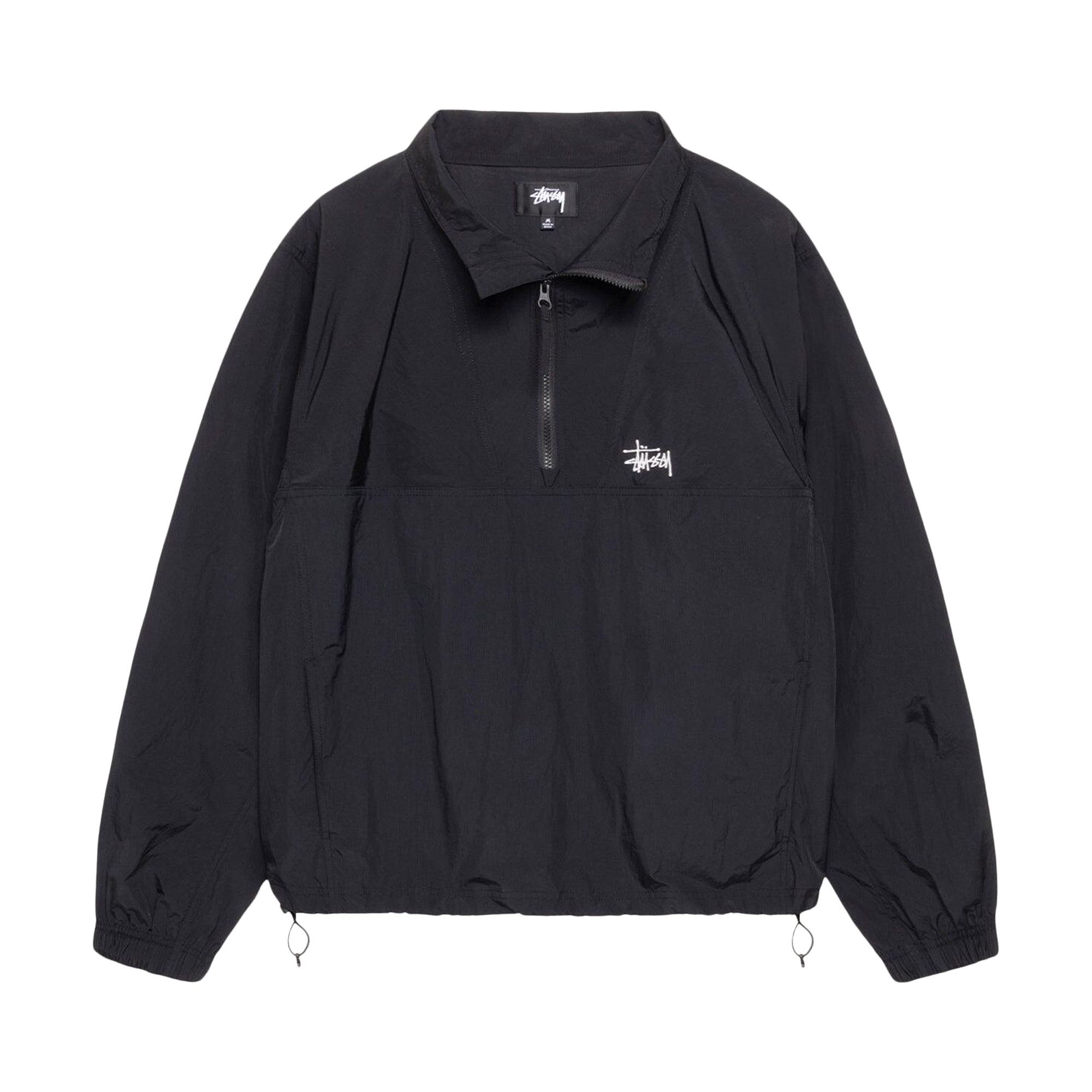 Buy Stussy Warm Up Pullover 'Black' - 115878 BLAC | GOAT