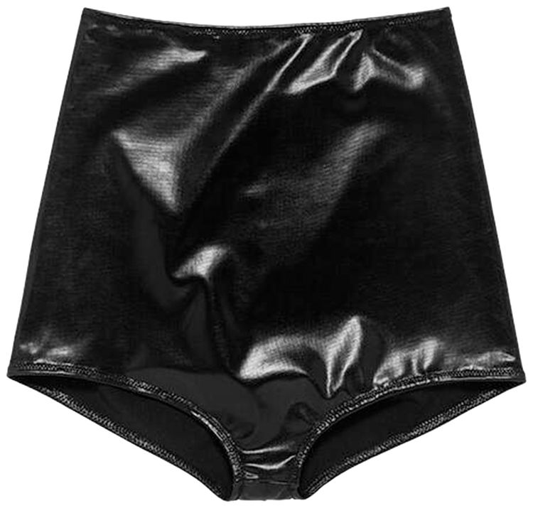 Yeezy Womens SH 05 Shorts Leather Black