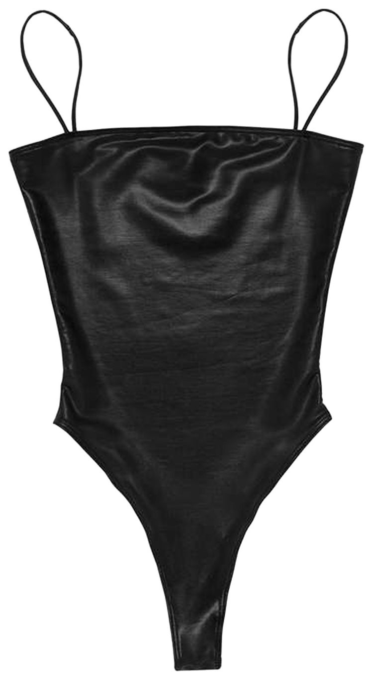 Yeezy Womens BD 03 Body Suit Leather Black