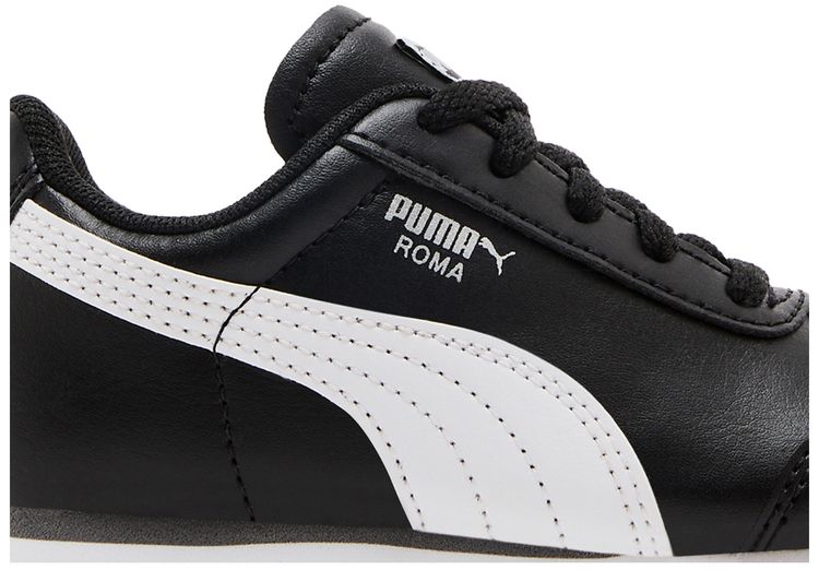 Puma Roma Basic Infant Black White