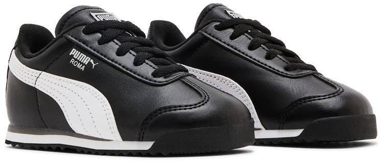 Puma Roma Basic Infant Black White