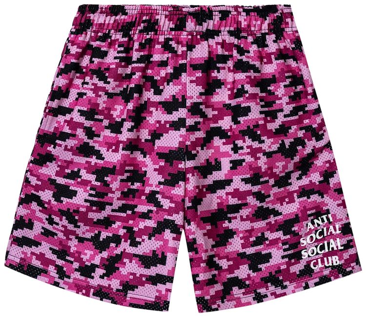 Anti Social Social Club Pixel Camo Short Pink