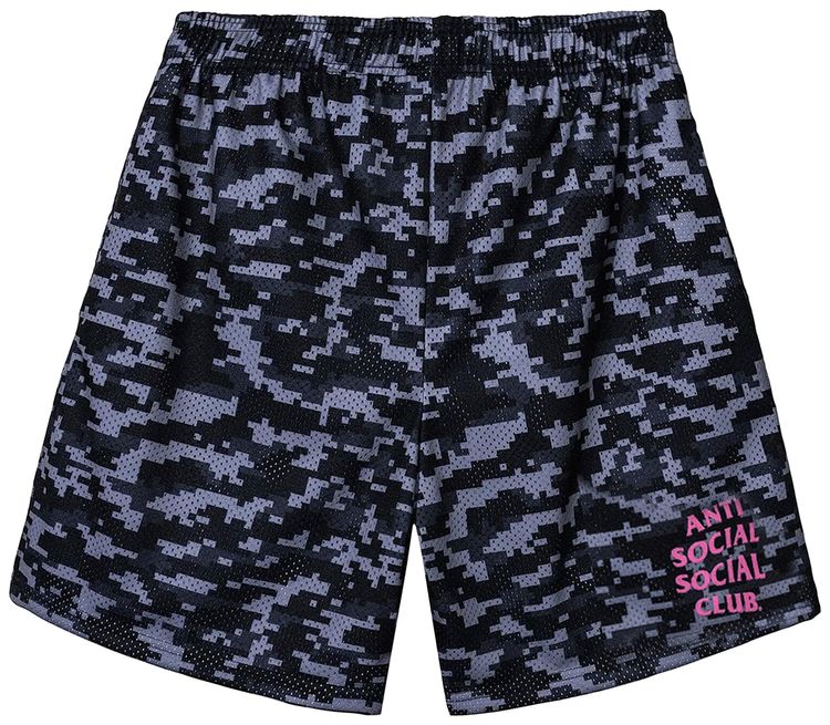 Anti Social Social Club Pixel Camo Short Black