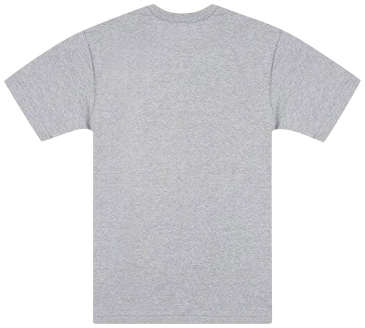 Comme des Garcons PLAY Inverted Text T Shirt Grey
