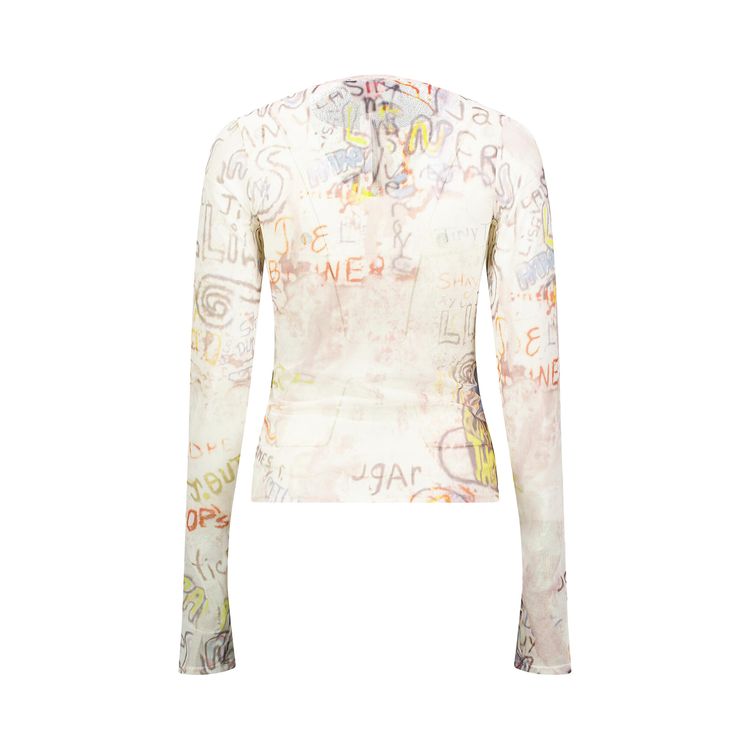 Air Jordan Mesh Long Sleeve Top Sail