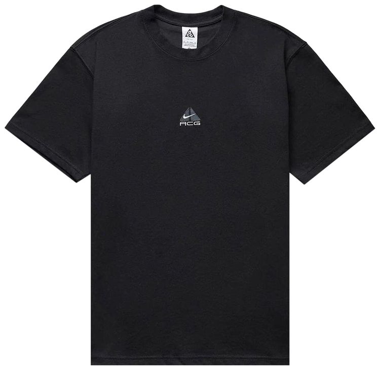 Nike ACG T Shirt BlackLight Smoke GreySummit White