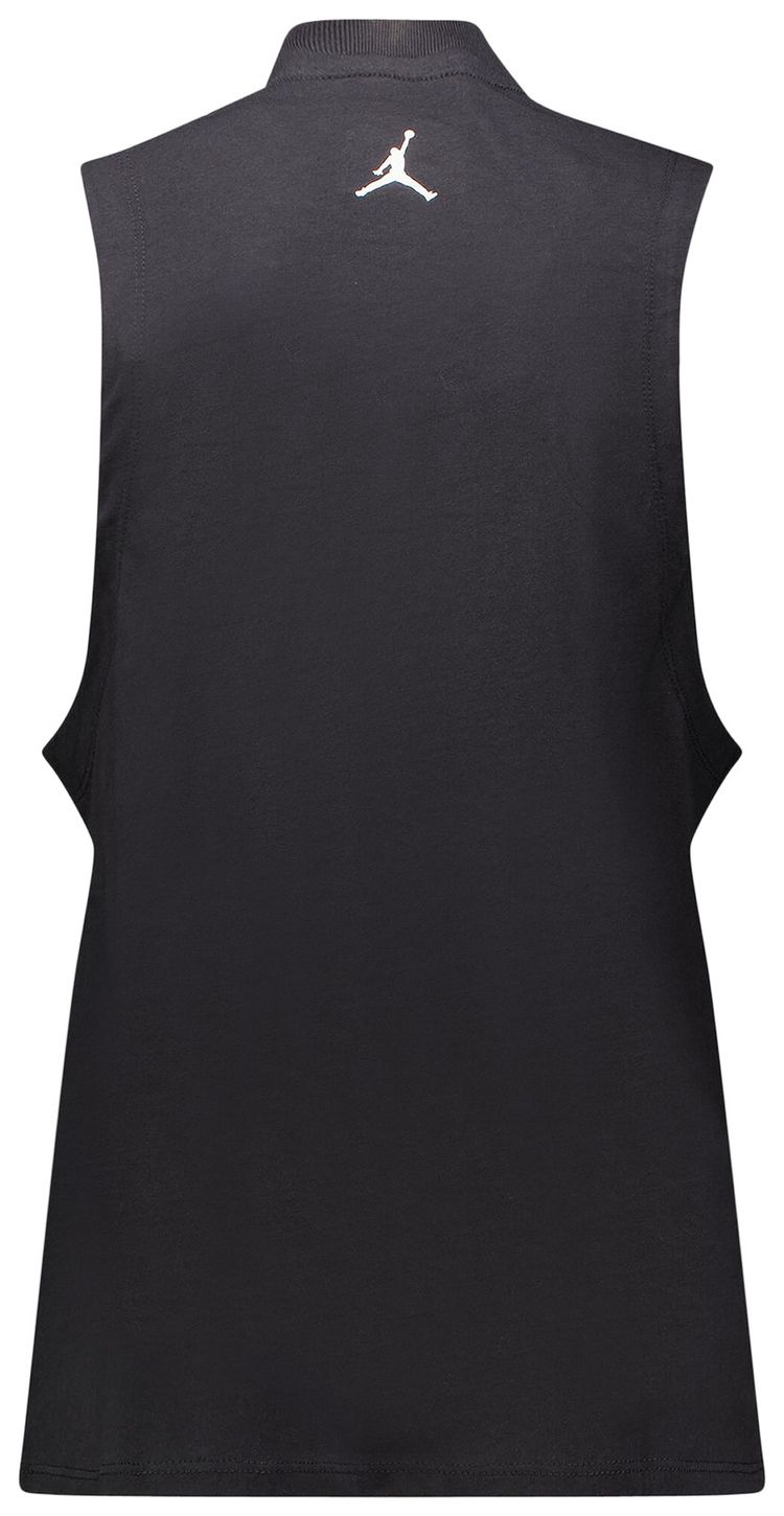 Air Jordan Flight Sleeveless Graphic T Shirt Off BlackWhite