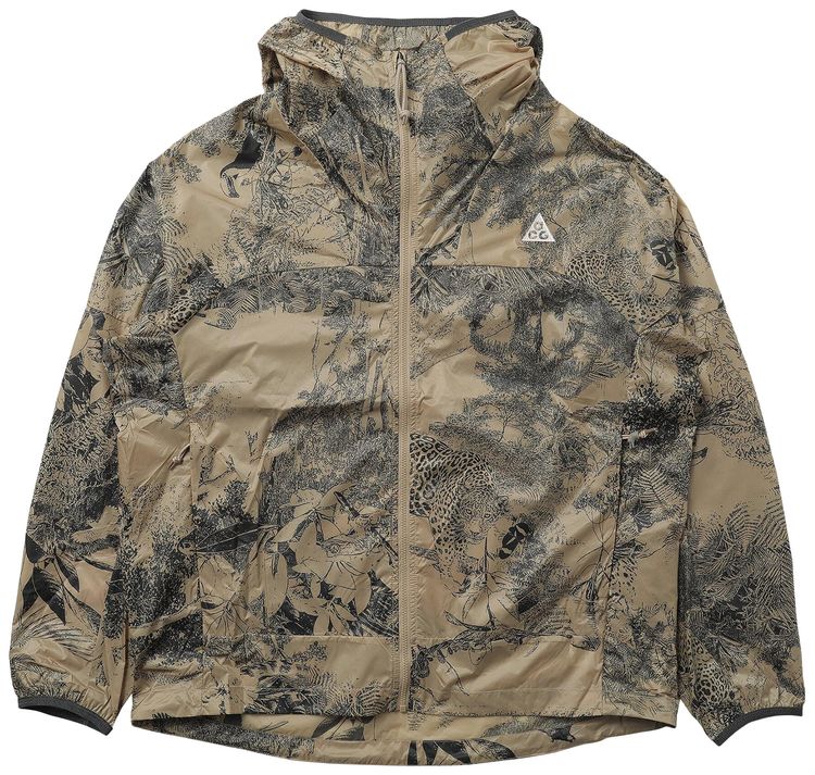 Nike ACG Cinder Cone Windproof Jacket Parachute BeigeAnthraciteSummit White