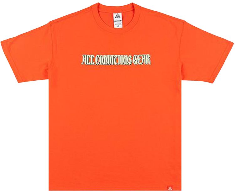 Nike ACG Dri Fit T Shirt Picante Red