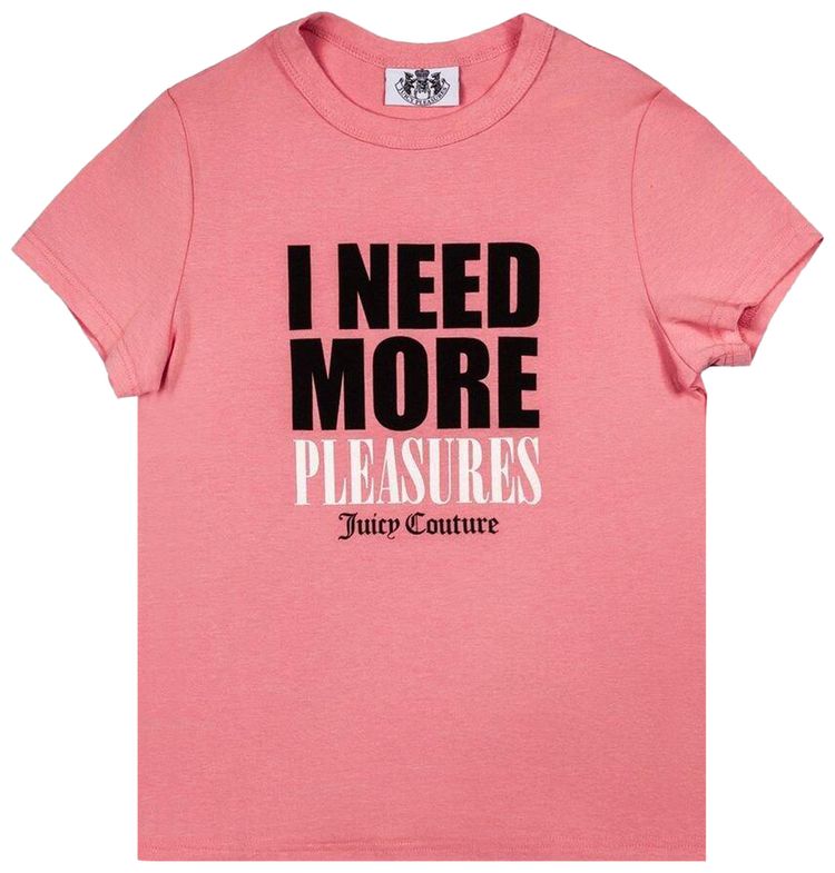 Pleasures x Juicy Couture Baby Tee Pink