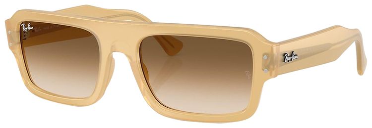 Ray Ban Lukas Bio Based Sunglasses Transparent BeigeClear Gradient Brown