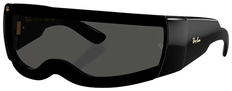 Ray Ban x AAP ROCKY Ultra Wrap 002 Sunglasses BlackUltra Black