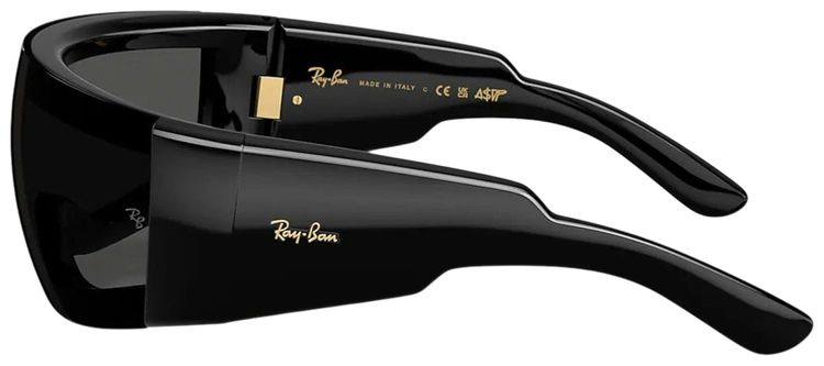 Ray Ban x AAP ROCKY Ultra Wrap 002 Sunglasses BlackUltra Black