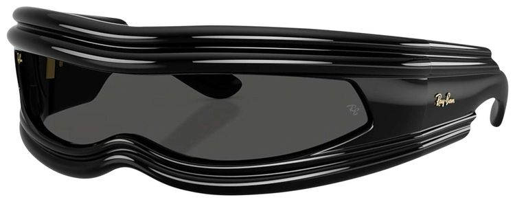 Ray Ban x AAP ROCKY Ultra Wrap 001 Sunglasses BlackUltra Black