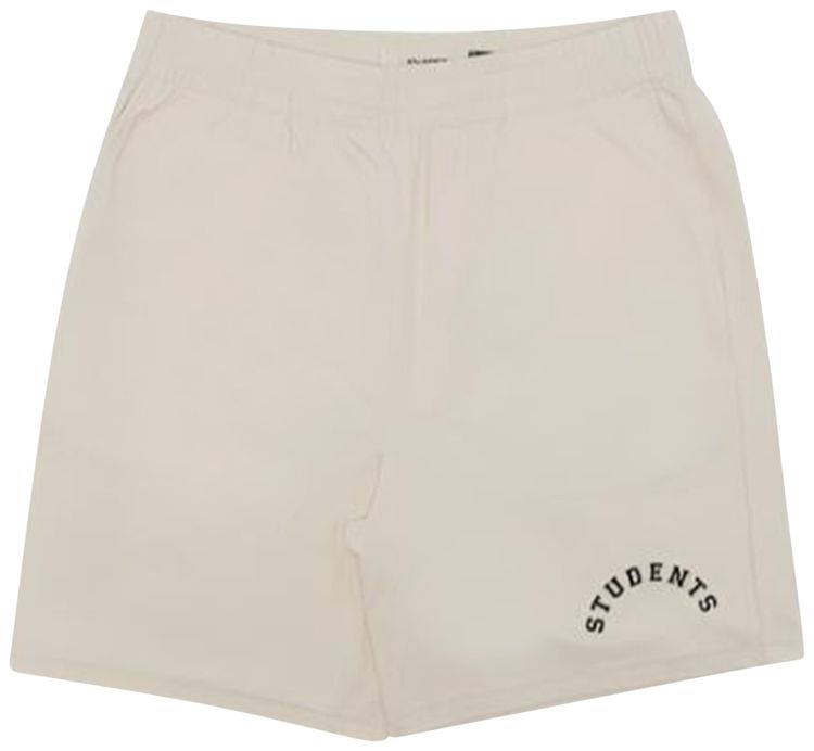 Students Jersey Shorts Cream