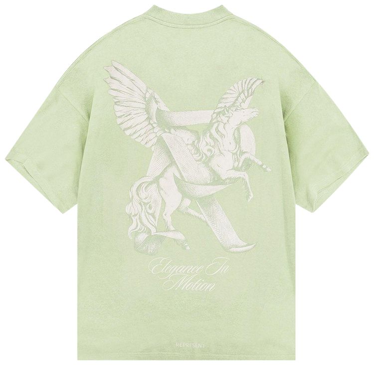 Represent Clo Elegance In Motion T Shirt Matcha