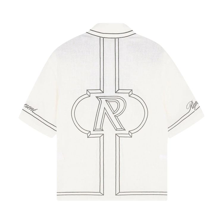 Represent Clo Border Shirt Whisper White