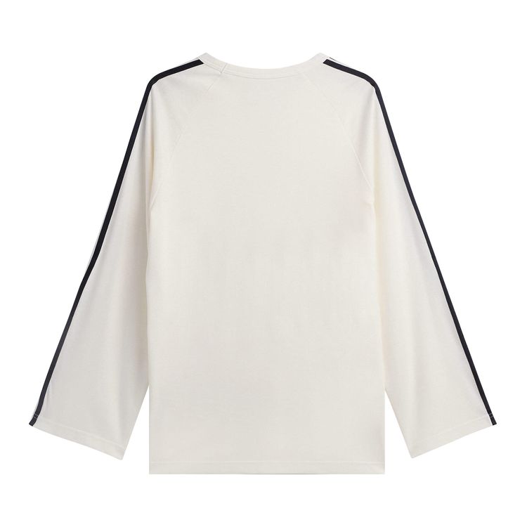 Y 3 3 Stripes Long Sleeve Tee Core White