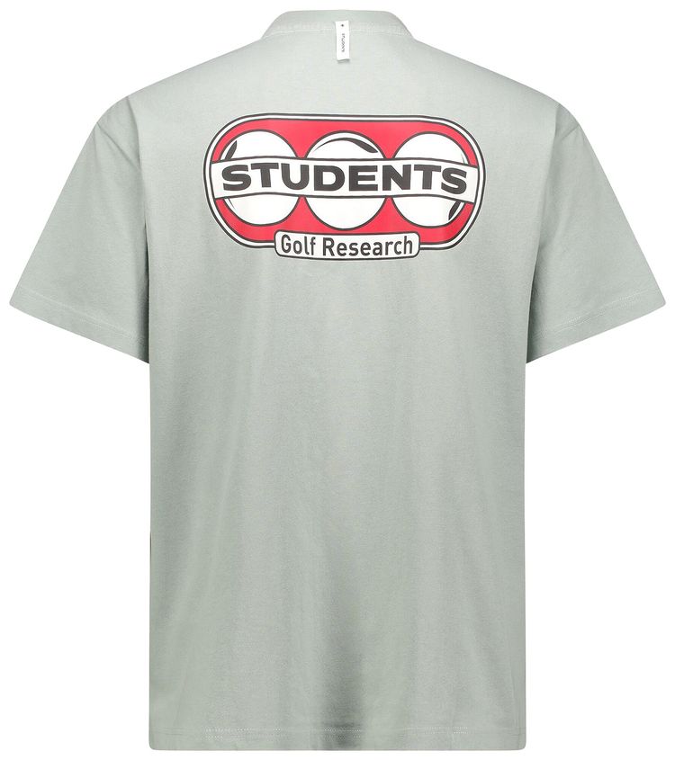 Students Golf Research Short Sleeve T Shirt Moss