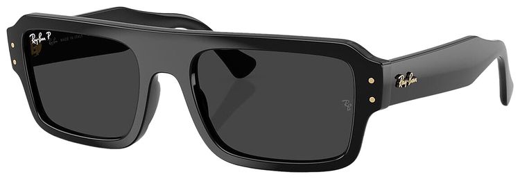 Ray Ban Lukas Bio Based Sunglasses BlackPolar Black