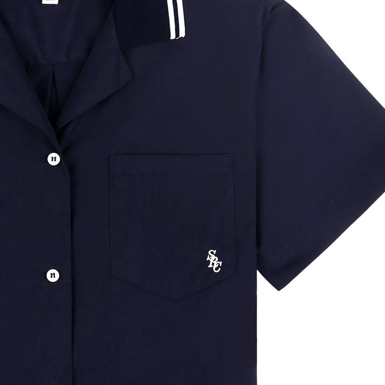 Sporty  Rich SRC Sailor Shirt Dark Navy