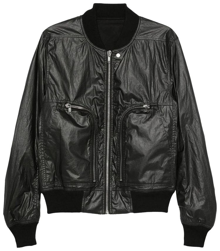 Rick Owens Bauhaus Flight Jacket Black