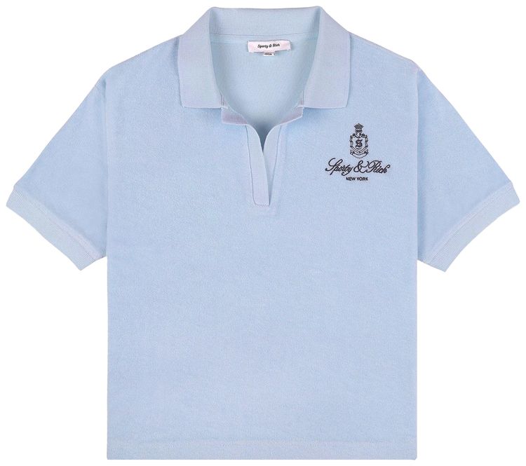 Sporty  Rich Vendome Terry Polo Ciel