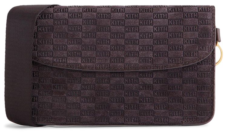 Kith Monogram Suede Envelope K20 Bag Incognito