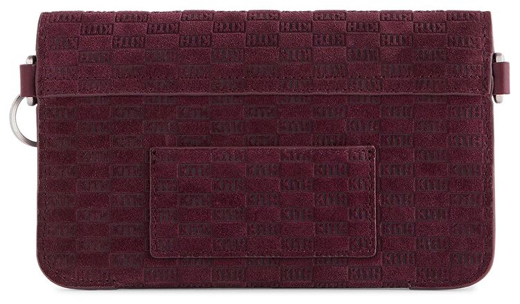 Kith Monogram Suede Envelope K20 Bag Magma