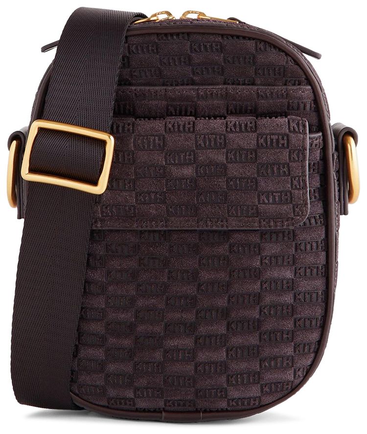 Kith Monogram Suede Passenger K15 Bag Incognito