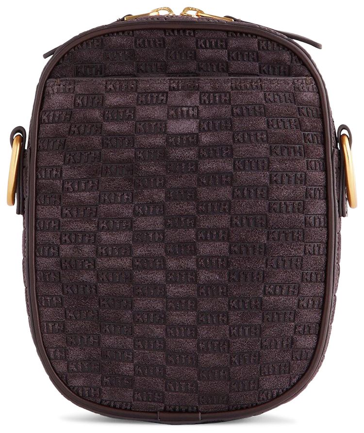 Kith Monogram Suede Passenger K15 Bag Incognito