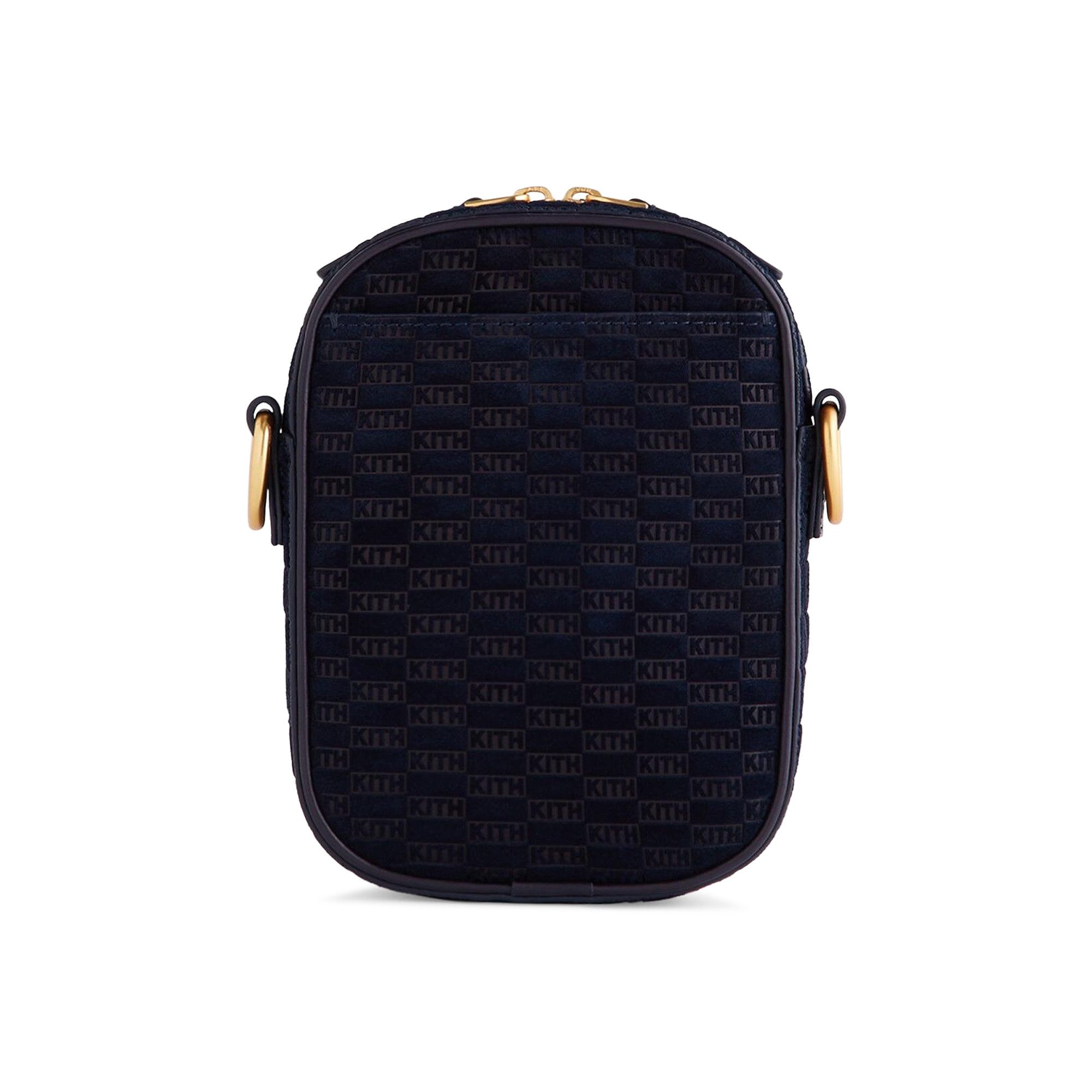Buy Kith Monogram Suede Passenger K15 Bag 'Ink' - KHM040234 432 | GOAT
