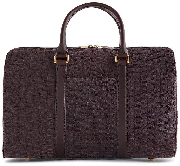 Kith Monogram Suede Traveler K40 Bag Incognito