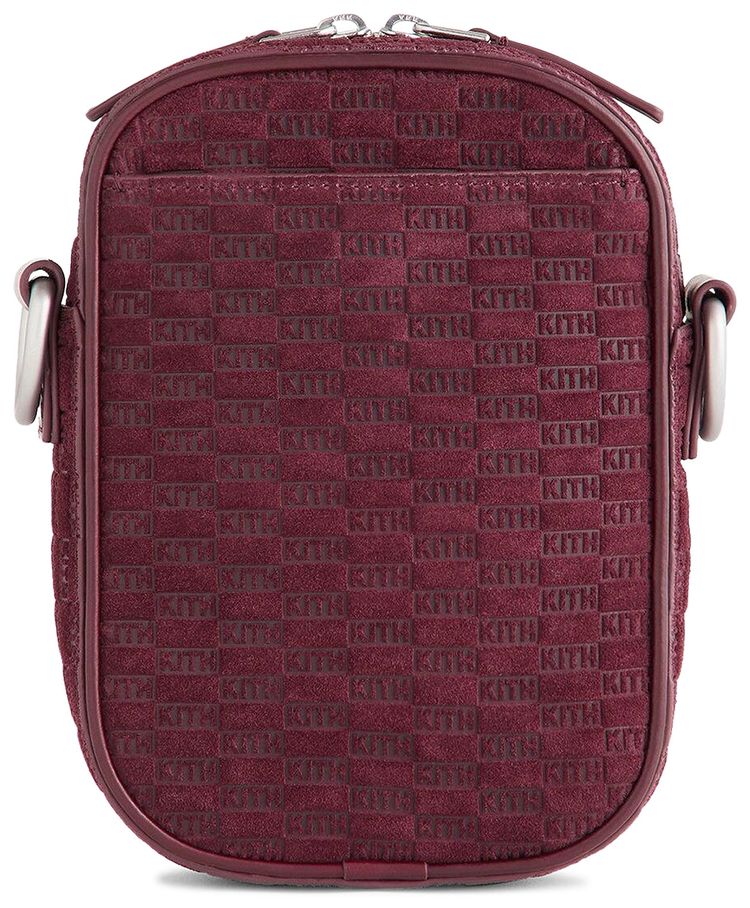 Kith Monogram Suede Passenger K15 Bag Magma