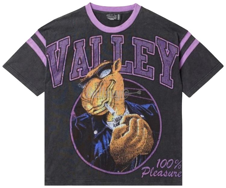 Vale Forever Purple Rays Bling Tee Black